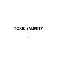 Toxic Salinity