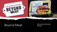 Beyond Meat