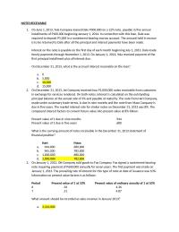 Notes Receivable Review