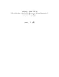 Calculus Answers