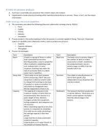 A note on process analysis