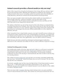 Animal Research Provides A Flawed Model