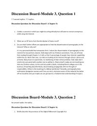 Discussion Board-Module 3