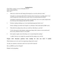Reading Review