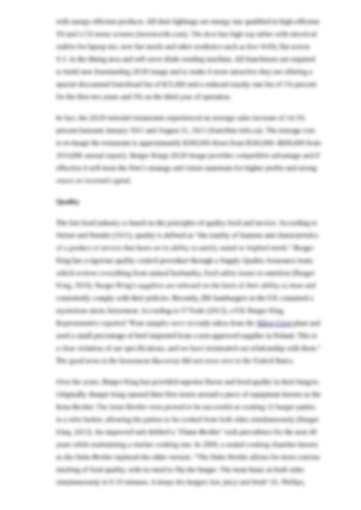 Operations management quadruples restaurant case essay 02 image