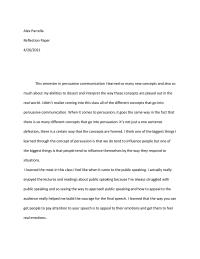 Reflection Paper Alex