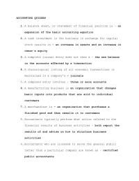 Accounting ACCOUNTING QUIZZES1 A