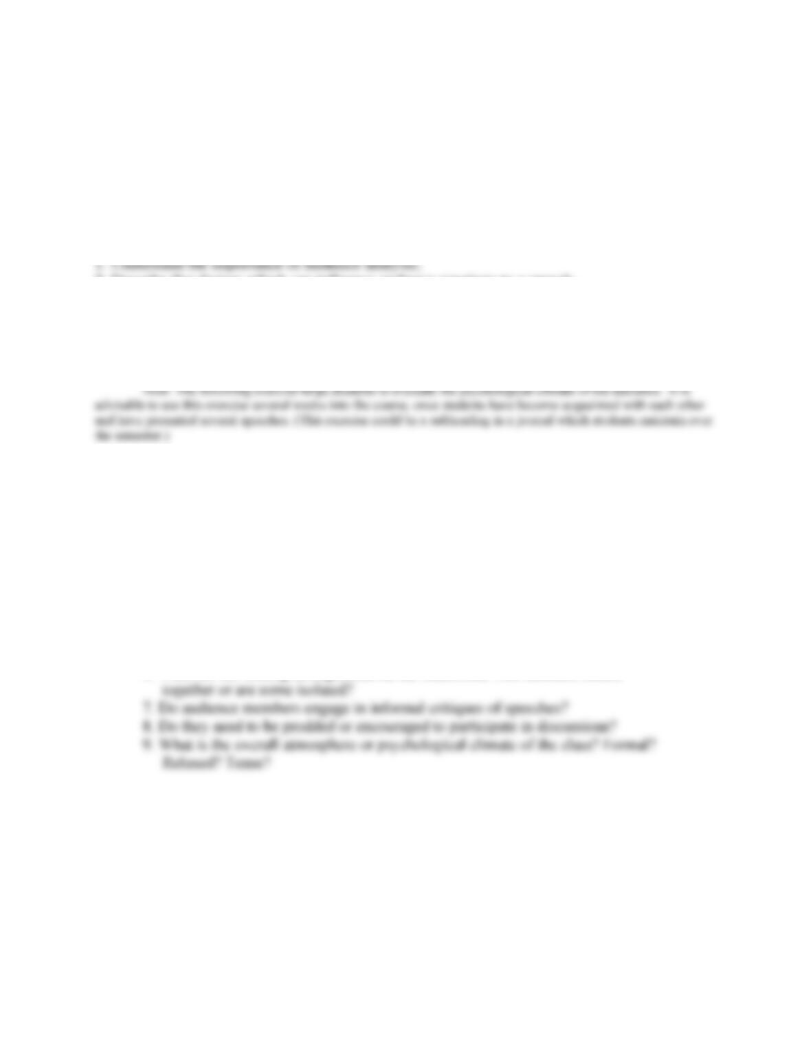 Speech about communication image