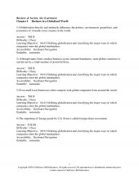 Management Chapter 4 Business Amp Society Lawrence Business Globalized World Globalization Directly And Indirectly