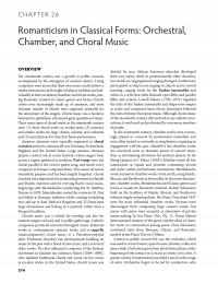 Performing Arts Chapter 26