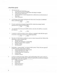 Civil Engineering Chapter 4 The term first track is synonymous with design manage