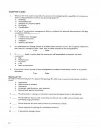Civil Engineering Chapter 7 What is the term used to describe the process of investigating