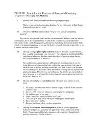 Business PEHR 201 Principles and