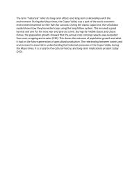 Anth 345 Historical Ecology