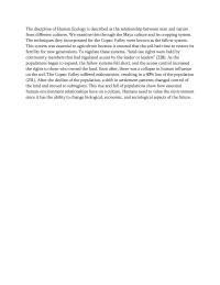 Anth 345 Human Ecology