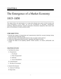 History Chapter 8 The Emergence Market Economy This Follows The Transformation Young Nation