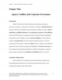 Finance Chapter 9 Agency Conflicts And Corporate Governance Nine Agency Conflicts And Corporate
