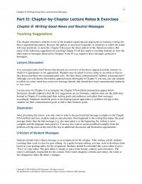 Business Communication Chapter 8 Writing Goodnews And Neutral Messages Part By Lecture Notes Amp Exercises