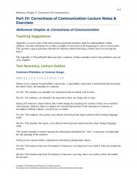 Appendix A Reference Correctness Communication Part Correctness Communication Lecture Notes Amp Exercises Reference