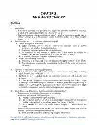 Speech Chapter 2 Talk About Theory Outline Introduction Behavioral Scientists Are Scholars Who Apply