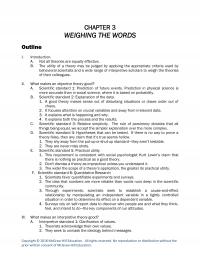 Speech Chapter 3 Weighing The Words Outline Introduction Not All Theories Are Equally Effective