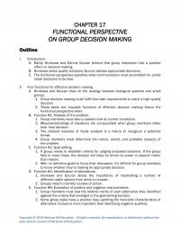 Speech Chapter 17 Functional Perspective Group Decision Making Outline Introduction Randy Hirokawa And Dennis