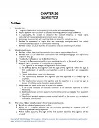 Speech Chapter 26 Semiotics Outline Introduction The Goal Semiotics Interpreting Both Verbal And Nonverbal