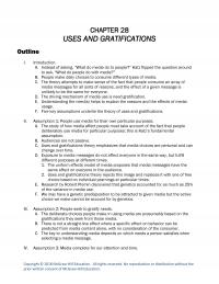 Speech Chapter 28 Uses And Gratifications Outline Introduction Instead Asking What Media People Katz