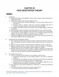 Speech Chapter 35 Facenegotiation Theory Outline Introduction Stella Tingtoomeys Facenegotiation Theory Helps Explain Cultural