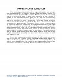 Speech Front Material_3_Sample Course Schedules-final Sample Course Schedules While Constructing Your Course Schedule The Single Most Important