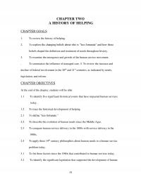 Counseling Chapter 2 Two History Helping Goals Review The History Helping Explore The
