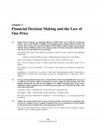 Banking Chapter 3 Homework Financial Decision Making And The Law One Price Honda Motor Company