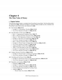 Banking Chapter 4 The Time Value Money Outline The Following Outline Correlated