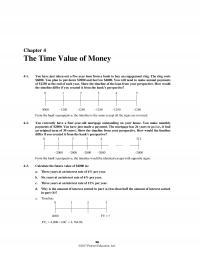 Banking Chapter 4 Homework The Time Value Money You Have Just Taken Out Fiveyear Loan
