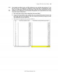 Banking Chapter 4 Homework The Time Value Money Your Brother Has Offered Give You Starting