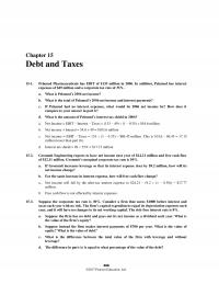 Banking Chapter 15 Homework Debt And Taxes Pelamed Pharmaceuticals Has Ebit Million Addition Pelamed Has