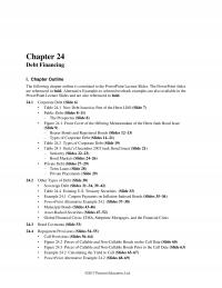 Banking Chapter 24 Debt Financing Outline The Following Outline Correlated The Powerpoint
