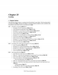 Banking Chapter 25 Leasing Outline The Following Outline Correlated The Powerpoint Lecture