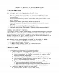Speech Chapter 14 Organizing And Presenting Public Speeches Learning Objectives After Studying The Topics