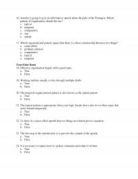 Speech Chapter 14 Jennifer Going Give Informative Speech About The Parts The Pentagon Which Pattern