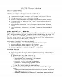 Speech Chapter 15 Informative Speaking Learning Objectives After Studying The Topics This Students