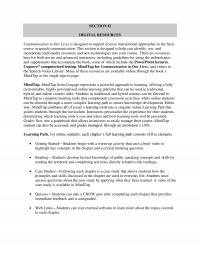 Speech Section II Section Digital Resources Communication Our Lives Designed Support Diverse Instructional Approaches The