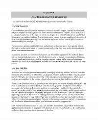 Speech Section IV Section By Resources This Section The Instructors Resource Manual Provides Resources