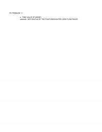 Industrial Engineering Chapter 1 Excel Problem Time Value Money Rationale See Rule The Four Discounted Cash Flow