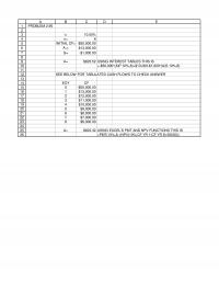 Industrial Engineering Chapter 2 Excel Problem Initial Using Interest Tables This See Below For Tabulated Cash Flows