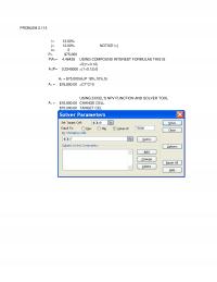 Industrial Engineering Chapter 2 Excel Problem Notice Using Compound Interest Formulas This Using Excels Npv Function And