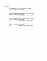 Industrial Engineering Chapter 5 Excel Problem Solution Using Excels Function Solution Using Excels Functions Pmtfv Solution Using