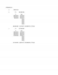 Industrial Engineering Chapter 9 Excel Problem Tax Totals Tax Totals Problem Tax Totals Tax Totals Problem Base