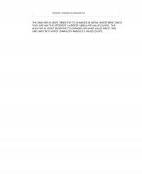 Industrial Engineering Chapter 11 Excel The Analysis Most Sensitive Changes Initial Investment Since This Line Has The