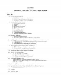 Curriculum & Instruction Chapter 6 Promoting Emotional And Social Development Outline Becoming Emotionally Secure Attachment Eriksons